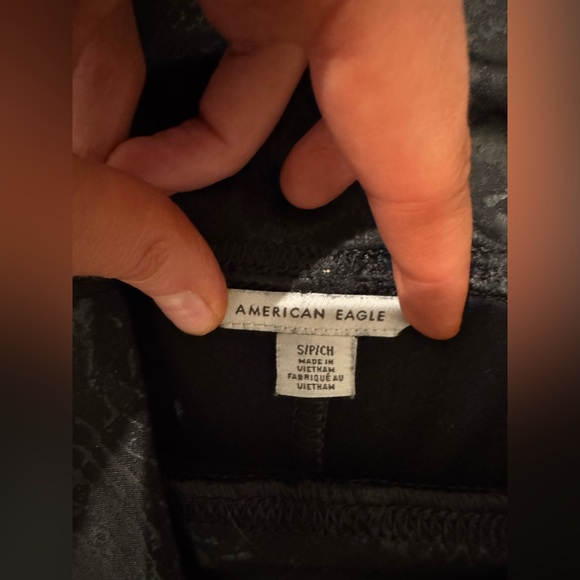 American Eagle Black Leggings Size Small - Picture 2 of 4